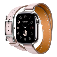 Apple Watch Hermes 11, 42mm, Silver, Hapi Double Tour, Mauve Pale 