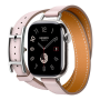 Apple Watch Hermes 11, 42mm, Silver, Hapi Double Tour, Mauve Pale 