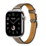 Apple Watch Hermes 11, 42mm, Silver, Single Tour, Etoupe