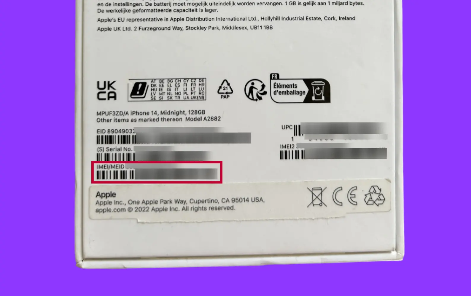 IMEI iPhone